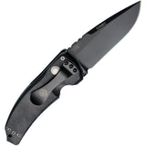 Hogue Automatic Ex-A03 Knife Button Lock Black 154CM Stainless Drop Pt Blade 34330