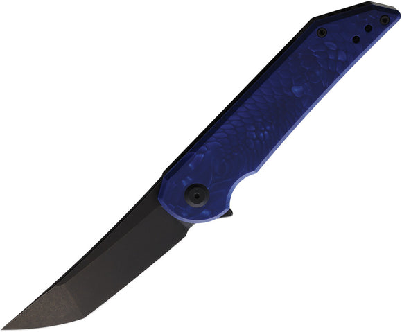 Hoback Knives Radford Knife Framelock Juma Snake & Titanium Folding 20CV 019JBS