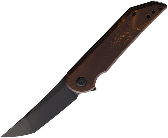 Hoback Knives Radford Knife Framelock Juma Dragon & Titanium Folding 20CV 019JGD