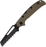 HPA Dessert Trooper Lockback Tan G10 Folding 420J2 Stainless Pocket Knife 0073