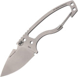 DPx Gear HEAT Hiker Sandblasted Fixed Blade Carabiner Clip Handle Knife