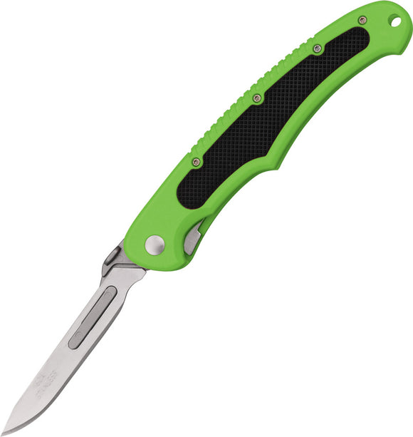 Havalon Piranta-Bolt Quik-Change Green Folding Pocket Knife 60ABOLTGX