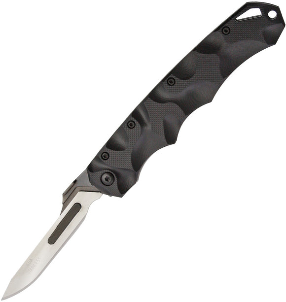 Havalon Quik-Change Black Zytel Folding Pocket Knife 60ASTAGBLK