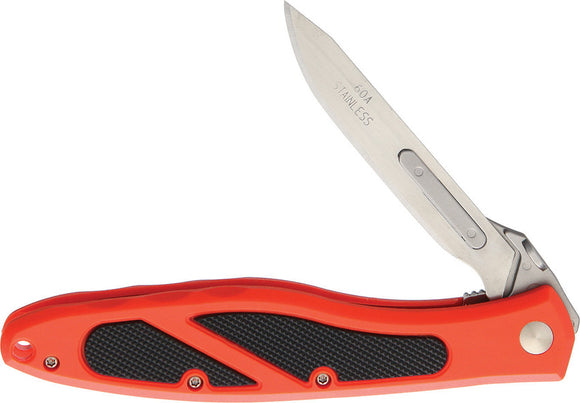 Havalon Piranta Edge Orange/Black Folding Pocket Knife 70205