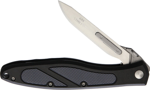 Havalon Piranta Z Black/Gray Folding Pocket Knife 70226