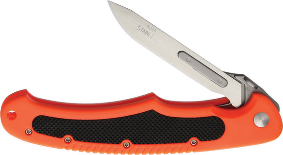 Havalon Piranta Bolt Orange/Black Folding Pocket Knife 70250