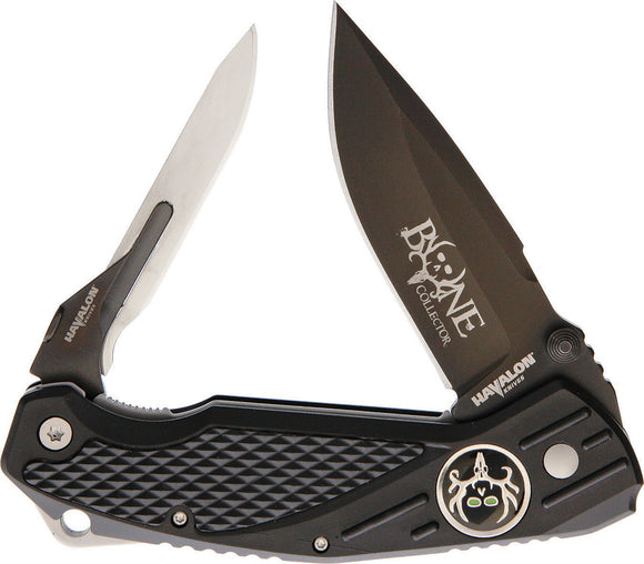 Havalon Bone Collector Rebel Black Folding Pocket Knife XTCBCB