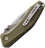 Havalon EDC REDI-Lock A/O Green Folding AUS-8 Pocket Knife VXTCREDIG