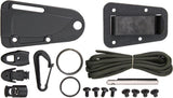 ESEE Izula Dark Earth Fixed Drop Pt Blade Handle Knife w/ Kit & Sheath
