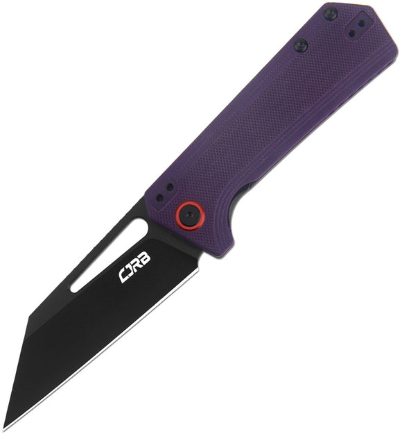 CJRB Ruffian Pocket Knife Linerlock Purple G10 Folding PVD AR-RPM9 Blade 1924BVT