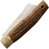 JOSE DA CRUZ Large Grafting Ring Lock Acacia Wood Folding Pocket Knife I85015