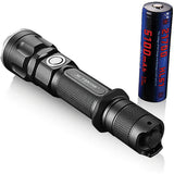 JETBeam IIIMR Black Water Resistant CREE LED Aluminum Tactical Flashlight 3MR