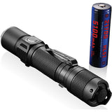 JETBeam PC20 Black Water Resistant CREE LED Aluminum Tactical Flashlight PC20