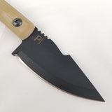 Jason perry Blade Works Model 043 Coyote Brown Fixed Blade Knife + Sheath 043cb