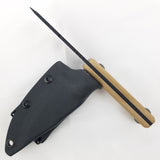 Jason perry Blade Works Model 043 Coyote Brown Fixed Blade Knife + Sheath 043cb