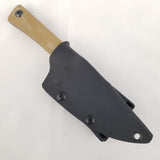 Jason perry Blade Works Model 043 Coyote Brown Fixed Blade Knife + Sheath 043cb