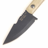 Jason Perry Blade Works Model 043 Green Micarta Fixed Blade Knife + Sheath 043gm