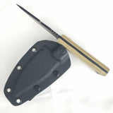 Jason Perry Blade Works Model 043 Green Micarta Fixed Blade Knife + Sheath 043gm