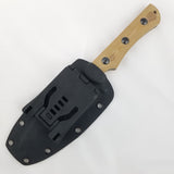 Jason perry Blade Works Model 558 Coyote Brown Fixed Blade Knife + Sheath 558cb