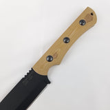 Jason perry Blade Works Model 558 Coyote Brown Fixed Blade Knife + Sheath 558cb