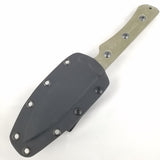 Jason perry Blade Works Model 558 Olive Drab Fixed Blade Knife + Sheath 558od