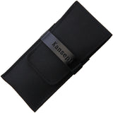 Kansept Knives Warrior Framelock Black and Carbon Fiber Folding Knife 1005T1