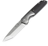 Kansept Knives Warrior Framelock Titanium and Black Folding Knife 1005t2