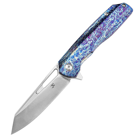 Kansept Knives Shard Framelock Lightning Titanium Folding S35VN Knife 1006A16
