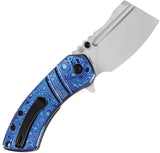 Kansept Knives M+ Korvid Linerlock Timascus Folding S35VN Pocket Knife 2030C1