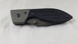 Ka Bar Warthog Black Combo Edge Spear Pt Folding Pocket Knife - 3073