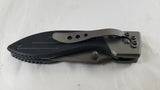 Ka Bar Warthog Folding Black Pocket Knife w/ Standard Tanto Edge  - 3074