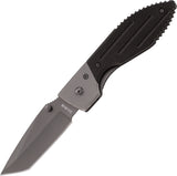 Ka Bar Warthog Folding Black Pocket Knife w/ Standard Tanto Edge  - 3074