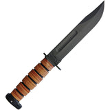 Ka-Bar 120th Anniversary Dog's Head Fixed 1095 Cro-Van Carbon Steel Knife 9193
