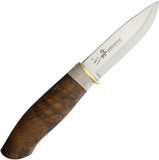 Karesuando Kniven Galten EX Hunting Walnut Handle Stainless Fixed Knife 3509W