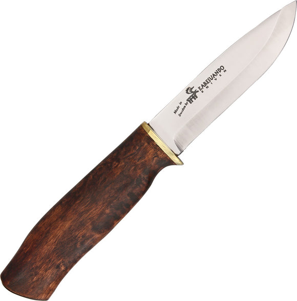Karesuando Kniven The Boar Stainless 12C27 Steel Birch Handle Fixed Knife 3511
