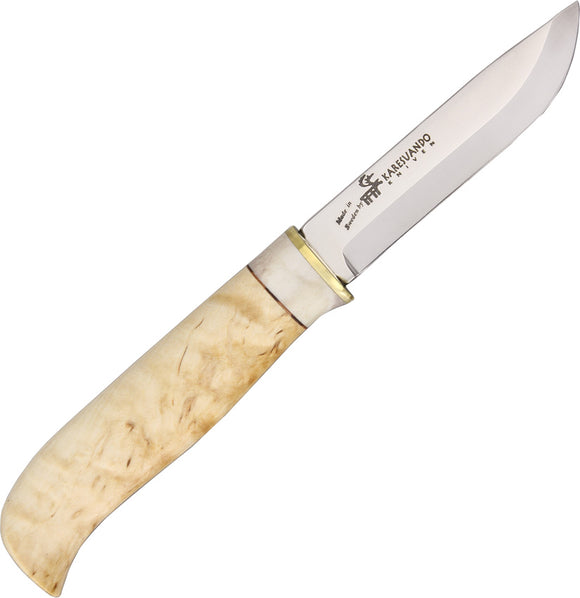 Karesuando Kniven The Wolf Stainless 12C27 Steel Birch & Reindeer Knife 3518