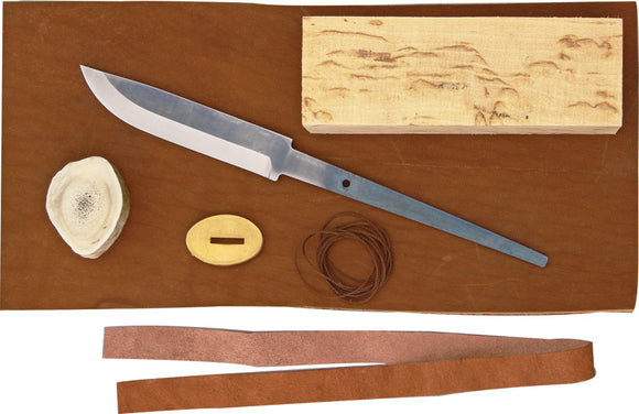 Karesuando Kniven 8 pc Reindeer Antler Make Your Own Knife Making Parts Kit 3526