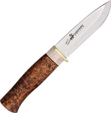Karesuando Kniven Hunter 10 Stainless 12C27 Birch & Reindeer Antler Knife 3573