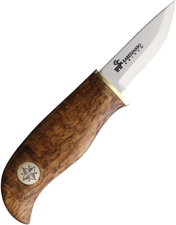 Karesuando Kniven Sami Uraka Hunter Birch 5Cr13MoV Fixed Blade Knife 363200