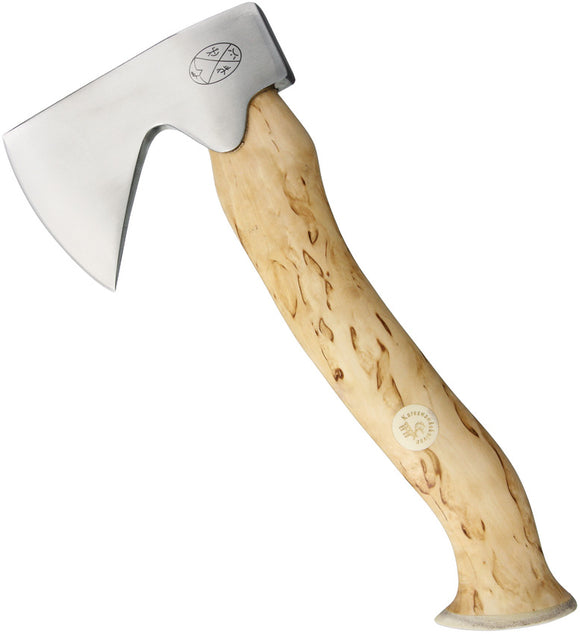 Karesuando Kniven Stoera Aksu Fixed Ax Head Natural Birch & Moose Bone Axe 4013