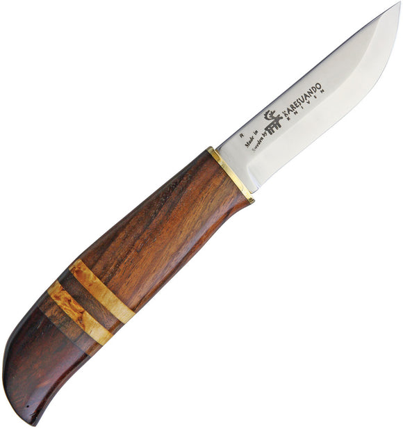Karesuando Kniven Sudja Fixed Blade Knife w/ Leather Sheath 4035