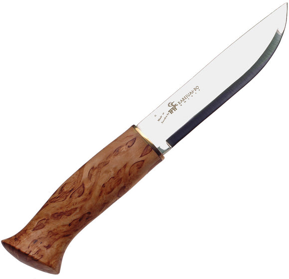 Karesuando Kniven Bjornen Special Birch & Reindeer Antler Handl Fixed Knife 4048