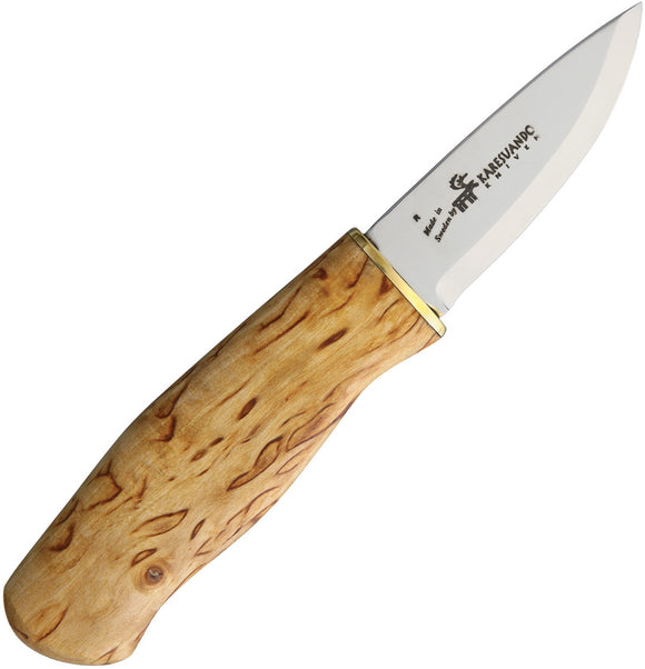 Karesuando Kniven Kuttainen Birch Wood Handle Carving Bushcraft Knife 4055N