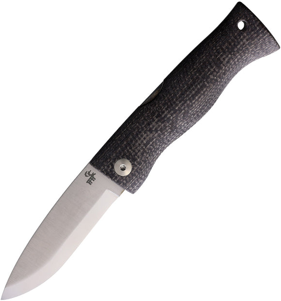 Karesuando Kniven Outdoor Gray Micarta Folding 12C27 Pocket Knife 406100