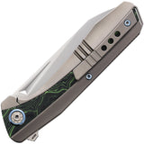 Ketuo Telson Framelock Gray Titanium Folding Bohler M390 Pocket Knife M012