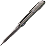 Ketuo Telson Framelock Gray Titanium Folding Bohler M390 Pocket Knife M012