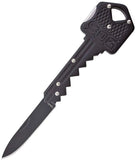SOG Black Key Lockback Folding Blade Stainless Steel Handle Utility Knife