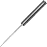 Kizer Cutlery Justice II Black Micarta & G10 D2 Steel Fixed Blade Knife 1050A1