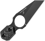 Kizer Cutlery Variable Carbon Fiber 154CM Wharncliffe Fixed Blade Knife 1052A2