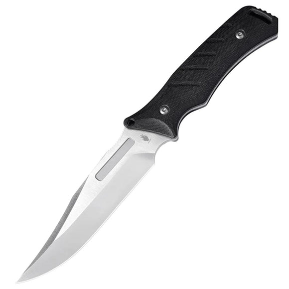 Kizer Cutlery Sou'wes' Black G10 D2 Steel Fixed Blade Knife w/ Kydex Sheath 1053A1